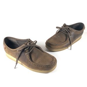Clark’s Padmora Wallabee Brown Leather Shoes 6.5